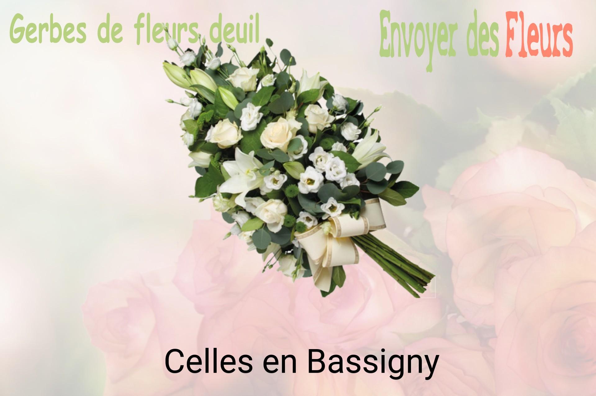 Gerbe de fleurs de deuil livrée à Celles-en-Bassigny